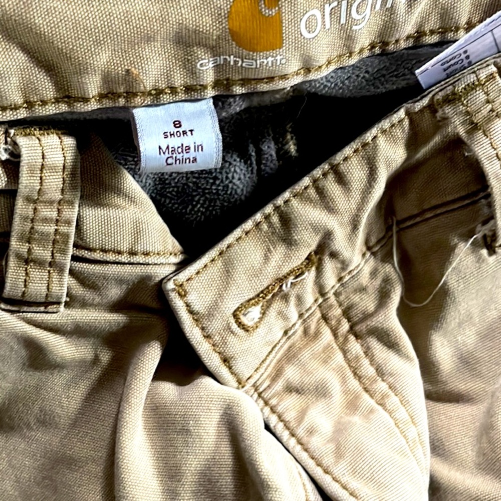 Fleece lined pants